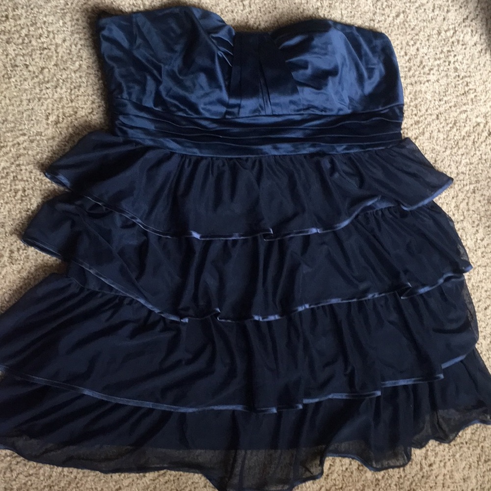 Navy Blue Torrid Formal Dress (size 24)